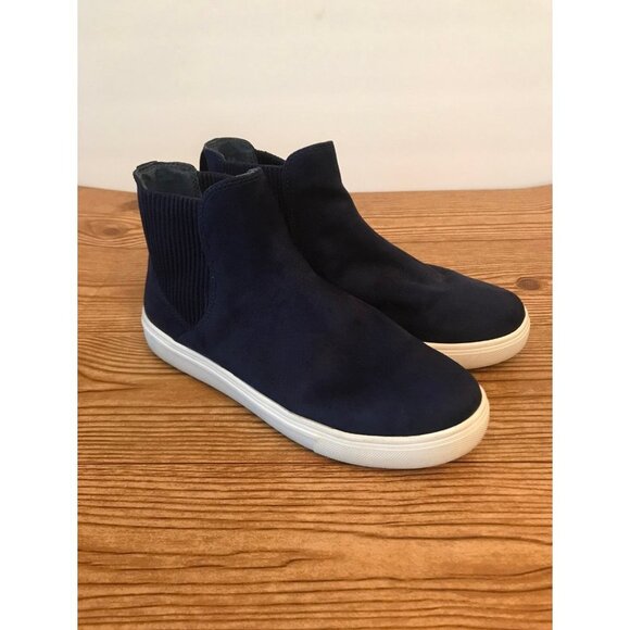 Steven by steve madden dark blue suede slip on shoes size 8m - Picture 6 of 9